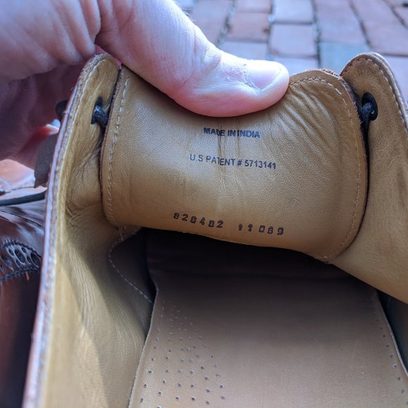 COLE HAAN GIRALDO WNGTP II - BRITISH TAN CP - USED IN BOX WITH BAG - SIZE 11.5 M - Picture 10 of 16